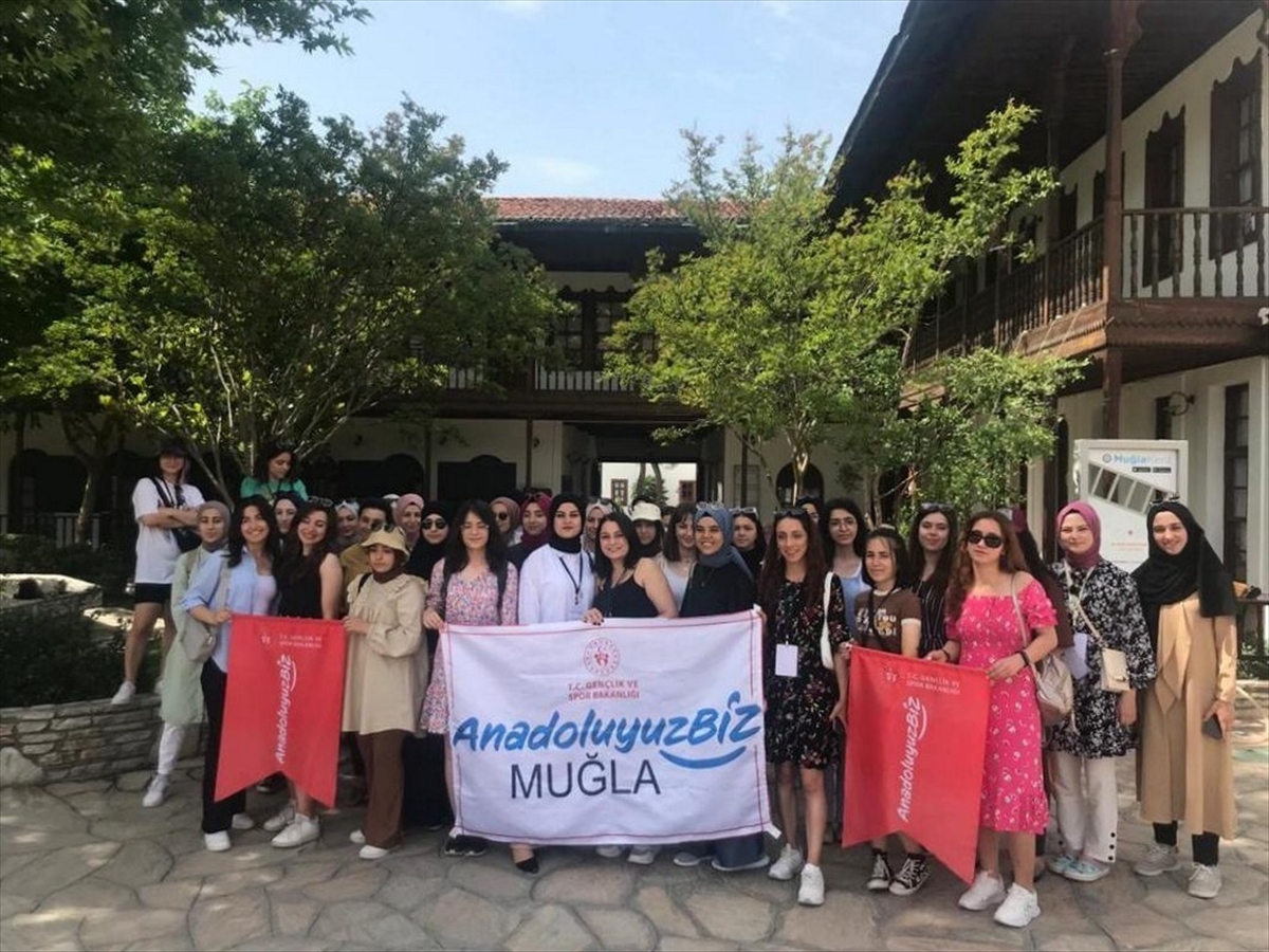 “Anadoluyuz Biz” projesi ile Aksaray'dan gelen öğrenciler Muğla'yı gezdi