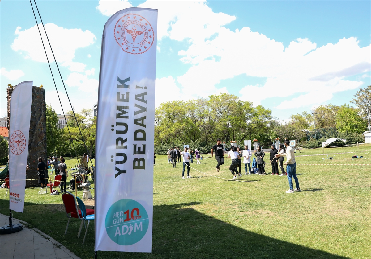 Ankara Üniversitesinde “Sağlık İçin Hareket Et Günü” etkinliği