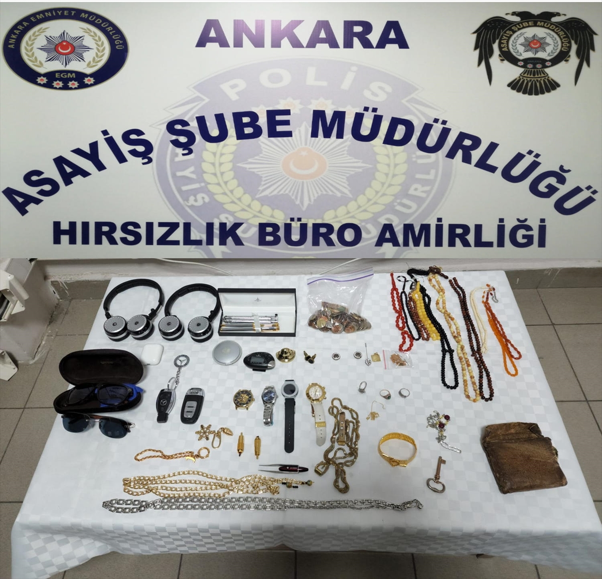 Ankara'da hırsızlık şüphelisi 4 kişi yakalandı