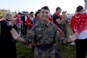 ANKARA (AA) – Başkentte, Engelliler Haftası dolayısıyla düzenlenen etkinlikte, bir