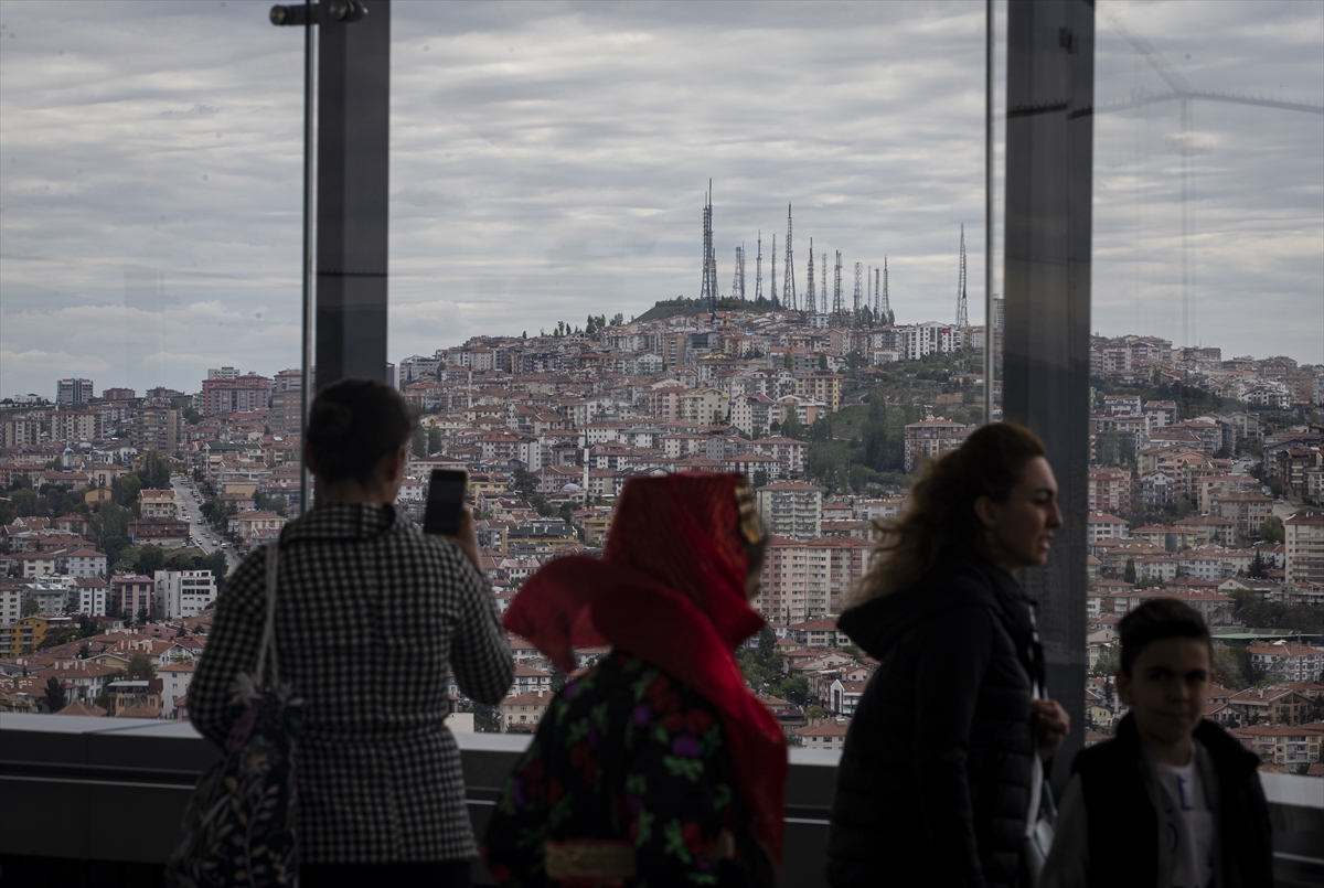 Atakule'nin 125 metrelik kule kısmı ziyarete açıldı