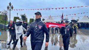 - Atatürk ve silah arkadaşlarının 19 Mayıs 1919'da Samsun'a ilk