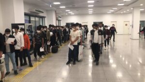 AYDIN (AA) – Aydın'da, düzensiz göçmenlere yönelik operasyonlarda yakalanan yabancı