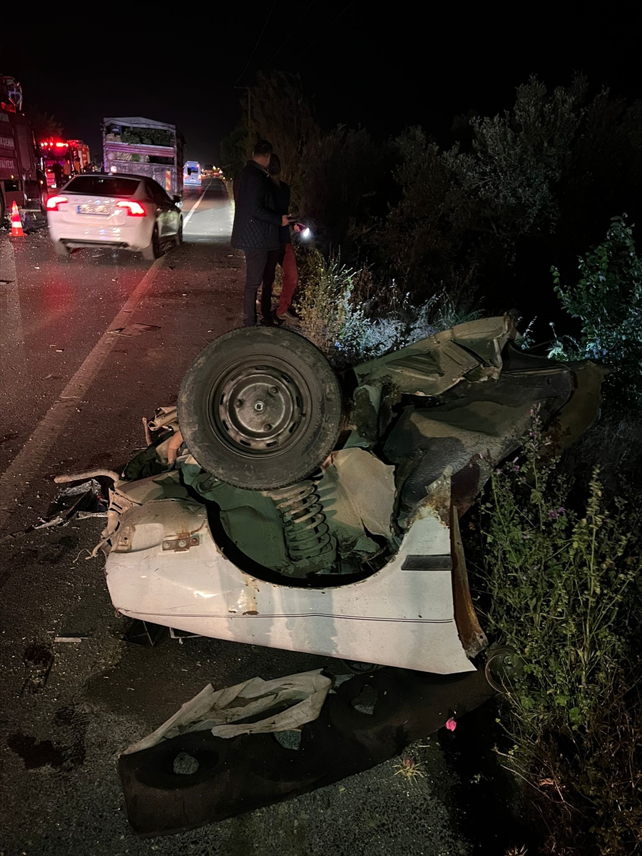 Aydın'da trafik kazasında 1 kişi öldü, 6 kişi yaralandı