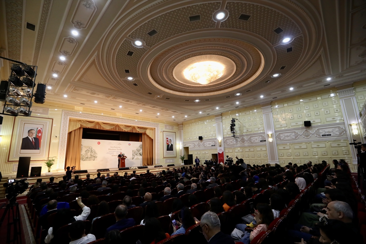 Bakan Varank, Bakü'de “Azerbaycan Düşünce Tarihi” kitabını tanıttı: