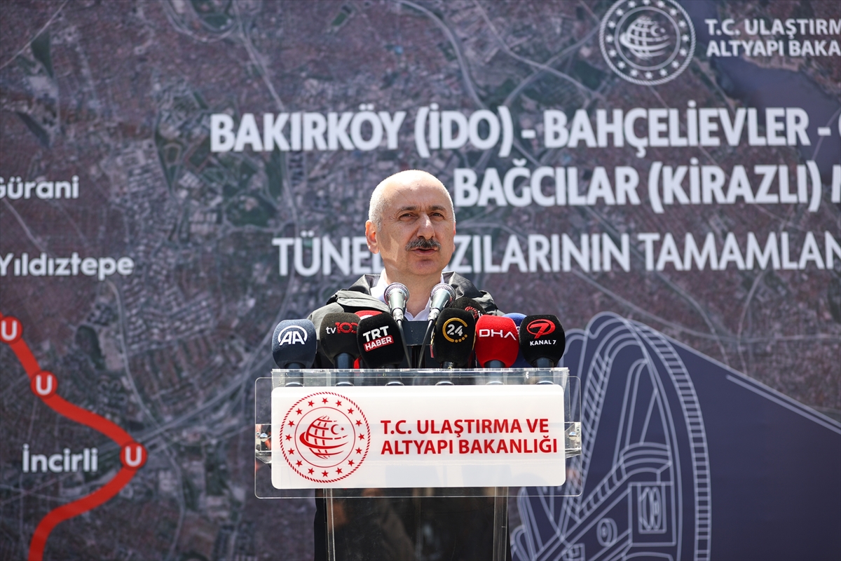 Bakırköy-Kirazlı Metro Hattı'nın tünel kazıları tamamlandı