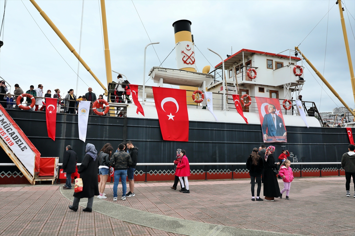 Bandırma Gemi Müze'de “19 Mayıs” dolayısıyla yoğunluk yaşandı