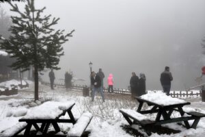 GÜMÜŞHANE (AA) – Gümüşhane'de hava sıcaklığının mevsim normallerinin altına düşmesinin