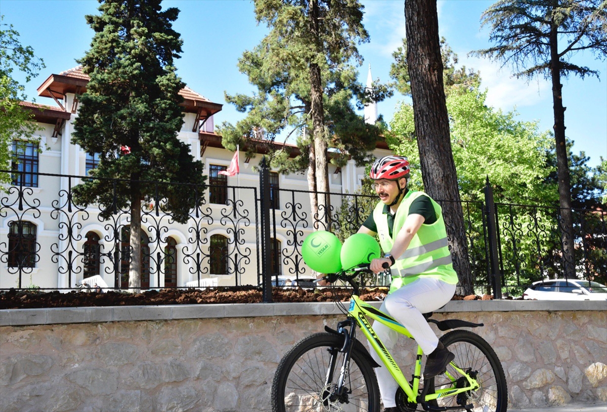 Bilecik'te “10. Yeşilay Bisiklet Turu” yapıldı