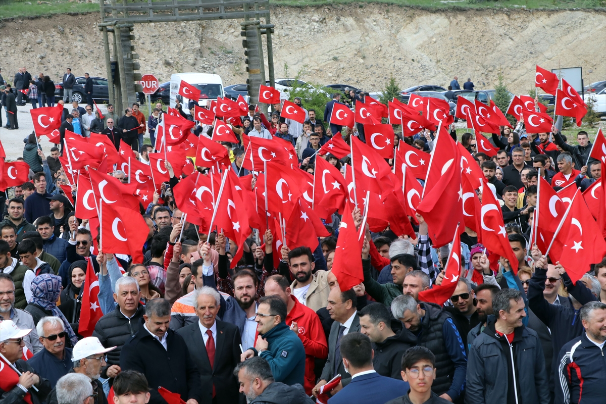 Çankırı'da “Atatürk ve İstiklal Yolu Kahramanlarına Saygı Yürüyüşü”