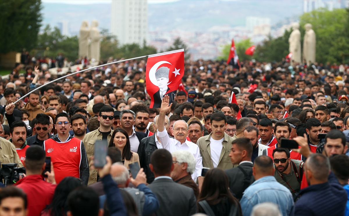 CHP Genel Başkanı Kemal Kılıçdaroğlu, Büyük Gençlik Yürüyüşü'nde konuştu: