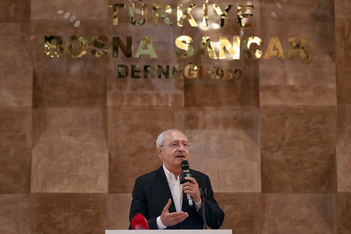 CHP Genel Başkanı Kılıçdaroğlu, Türkiye Bosna Sancak Derneğini ziyaretinde konuştu: