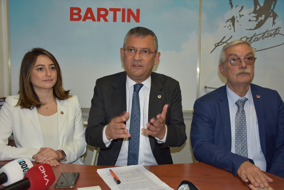 CHP Grup Başkanvekili Özel, Bartın'da konuştu: