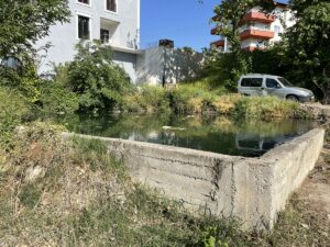 DENİZLİ (AA) – Denizli'nin Merkezefendi ilçesinde sulama havuzuna düşen 4