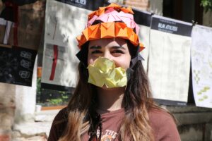 EDİRNE (AA) – Trakya Üniversitesi (TÜ) Mimarlık Fakültesi öğrencileri, geri