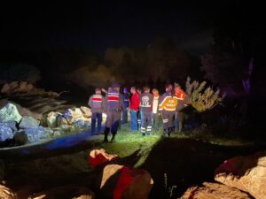 EDİRNE (AA) – Edirne'de otomobilin Tunca Nehri'ne düşmesi sonucu 2'si