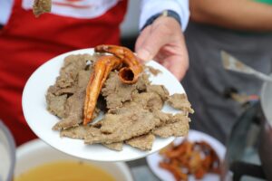 EDİRNE (AA) – Edirne'de, Türk Mutfağı Haftası etkinlikleri kapsamında, ziyaretçilere