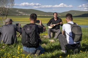 ERZURUM (AA) – Türkiye'nin yüksek rakımlı yerleşim yerlerinden Erzurum'un Karayazı