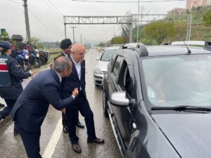 - "Ekiplerimiz bayram süresince trafik uygulama noktaları ve alanlarda denetimde