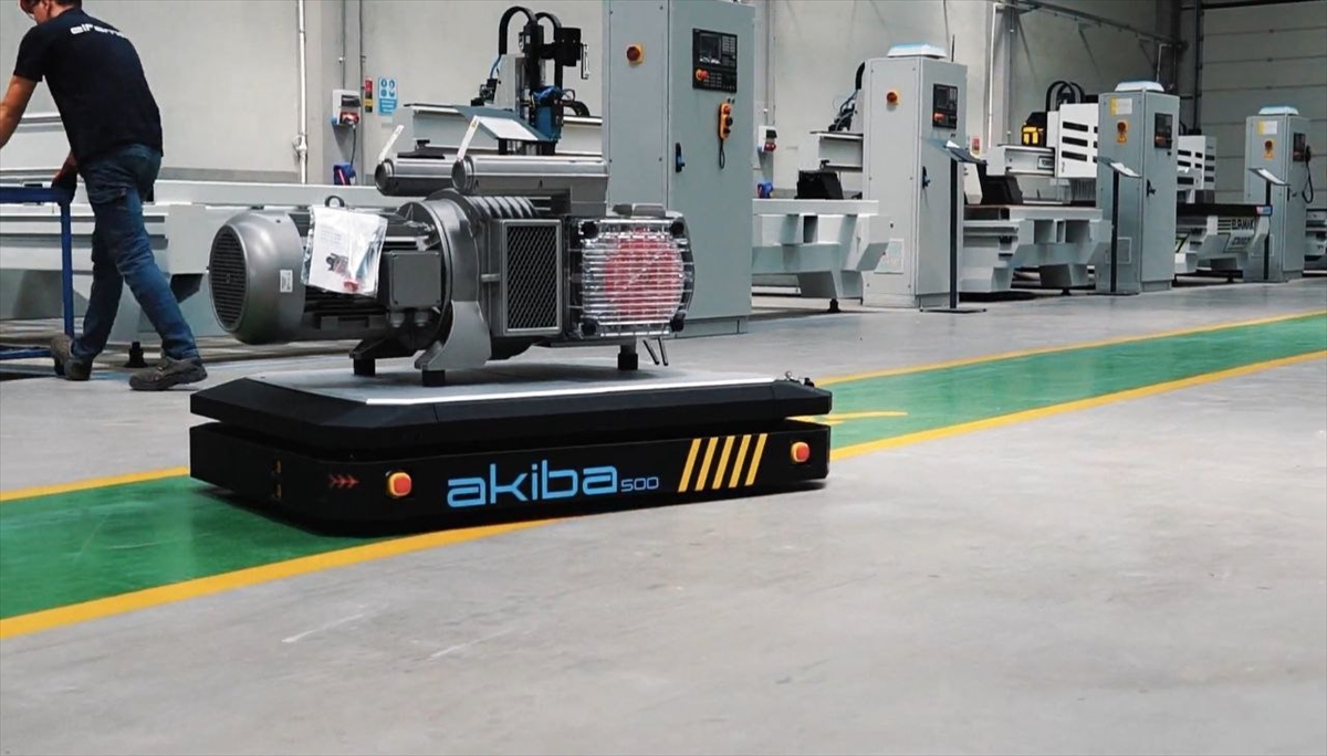 İnsansız yük taşıma robotu “AKİBA” seri üretime hazır