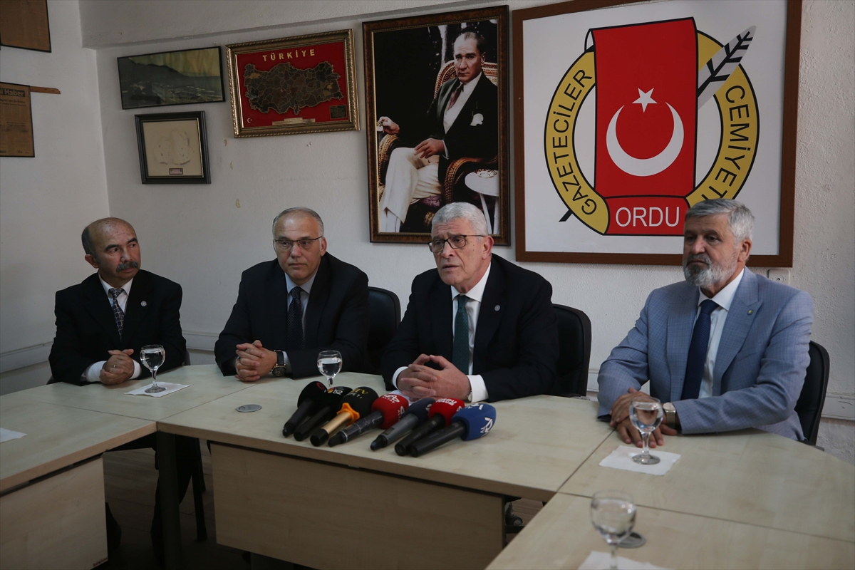 İYİ Parti Grup Başkanvekili Dervişoğlu, Ordu'da konuştu: