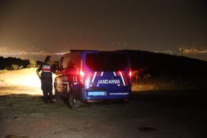 - "AFAD ve güvenlik birimlerimizce bölgede hem arazi hem radar