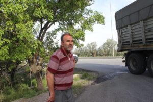 KONYA (AA) – Konya'nın Karapınar ilçesinde iki kamyon sürücüsü arasında