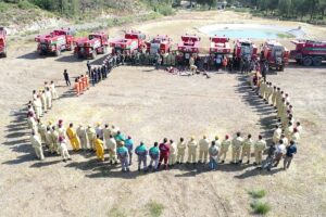 MUĞLA (AA) – Muğla Orman Bölge Müdürlüğünce arazöz ve yangın