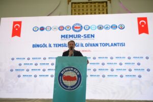 BİNGÖL (AA) – Memur-Sen Genel Başkanı Ali Yalçın, "Bizim alım