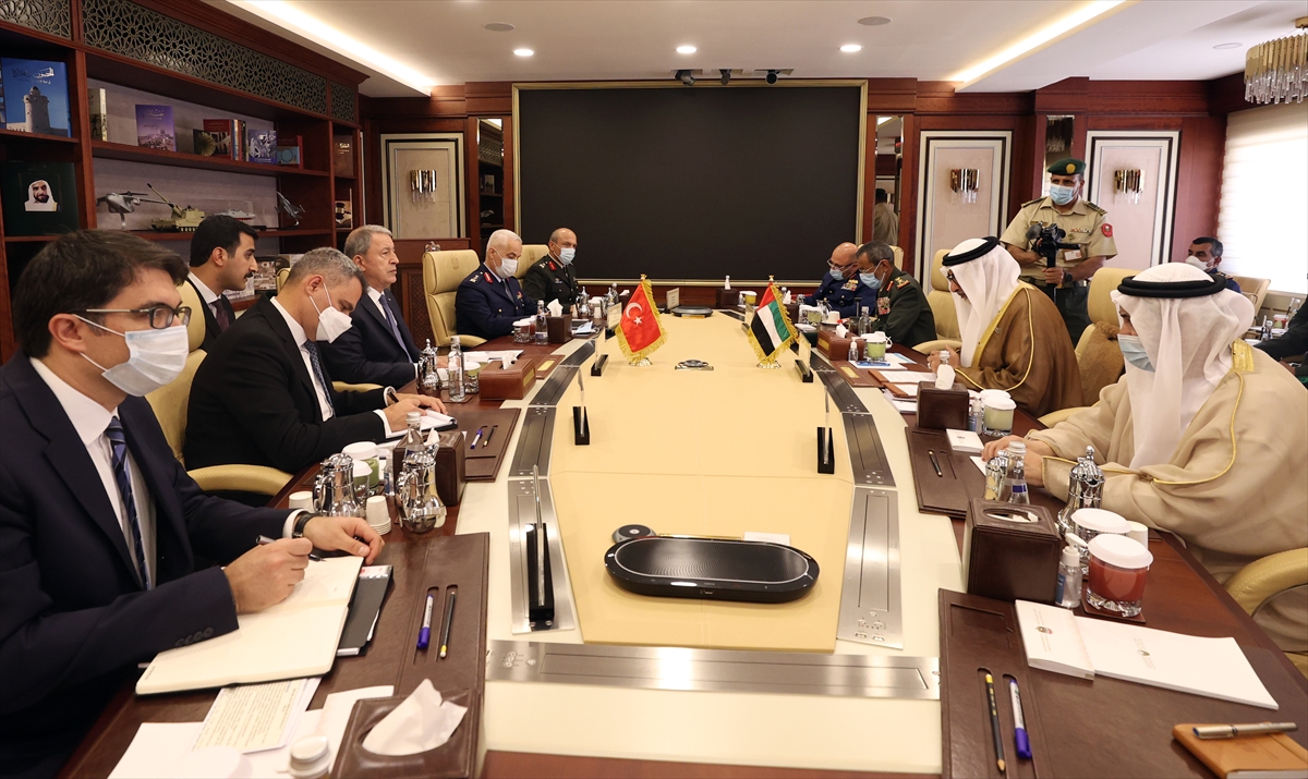 Milli Savunma Bakanı Akar, BAE Savunma Bakanı Al Bowardi ile görüştü