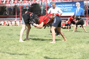 ﻿KAHRAMANMARAŞ (AA) – Türkiye Okul Sporları Geleneksel Spor Dalları Aba
