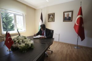 ANKARA (AA) – Filistin'in Ankara Büyükelçiliğinde, işgal altındaki Batı Şeria'da