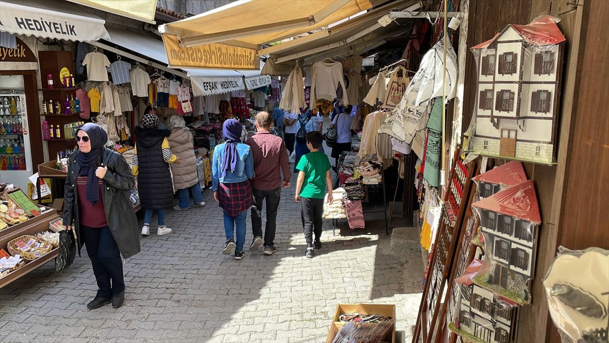 Safranbolu'da hafta sonu yoğunluğu