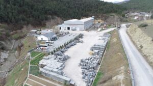 SAMSUN (AA) – Samsun Büyükşehir Belediyesi Doğaltaş Elemanları Üretim Fabrikası,