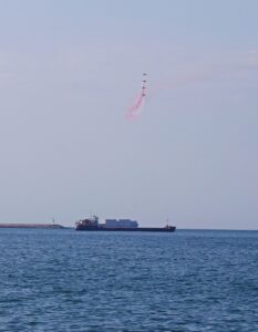 SAMSUN (AA) – Türk Hava Kuvvetlerinin akrobasi timi Türk Yıldızları,