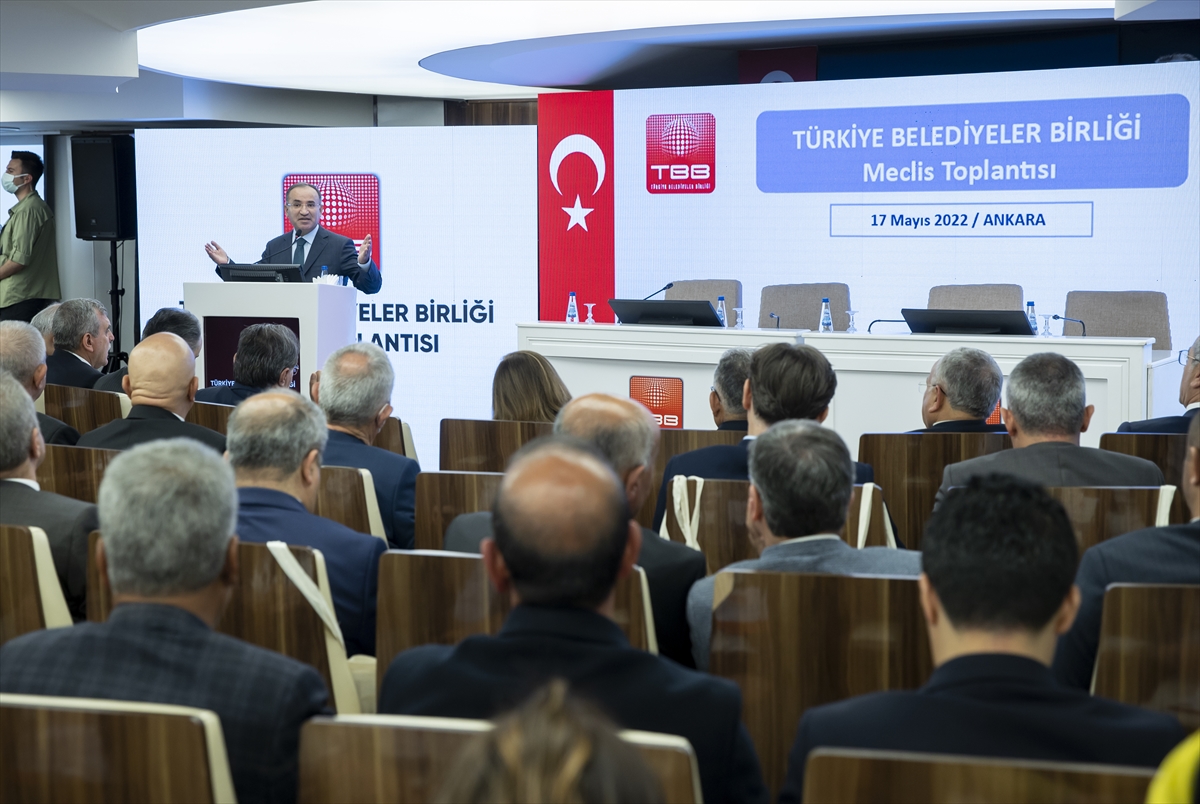 Adalet Bakanı Bozdağ, Türkiye Belediyeler Birliği Meclis Toplantısı'nda konuştu: