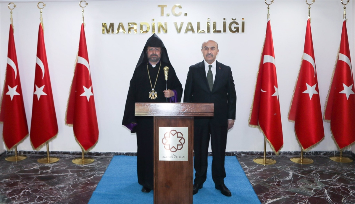Türkiye Ermenileri Patriği Maşalyan, Mardin Valisi Demirtaş'ı ziyaret etti
