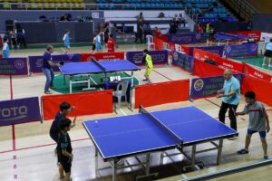 SAKARYA (AA) – Sakarya'da düzenlenen Türkiye Minikler Takım-Ferdi Masa Tenisi