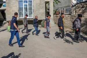 VAN (AA) – Van'ın Tuşba ilçesinde Afganistan uyruklu 12 düzensiz