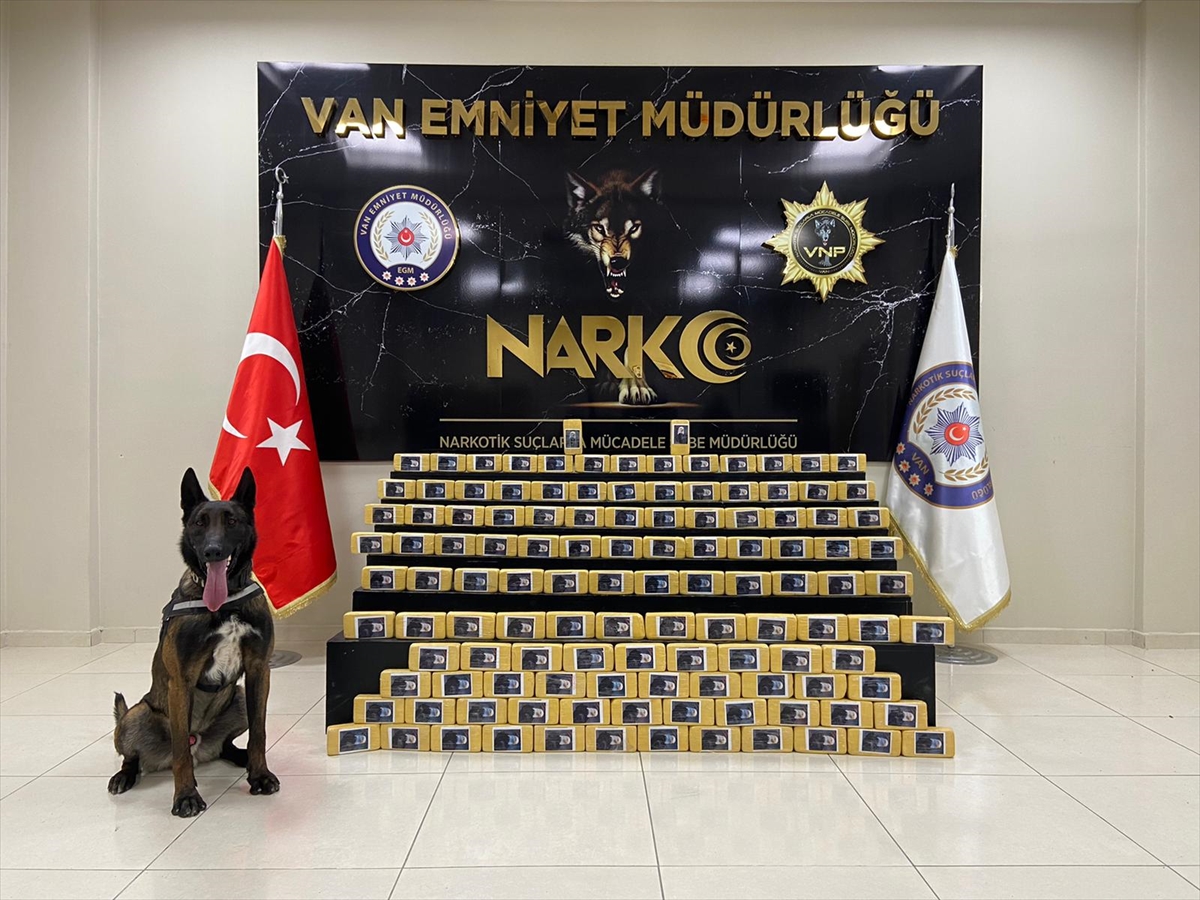 Van'da 145 kilo 900 gram uyuşturucu ele geçirildi