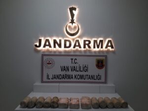 VAN (AA) – Van'ın Başkale ilçesinde 9 kilo 100 gram