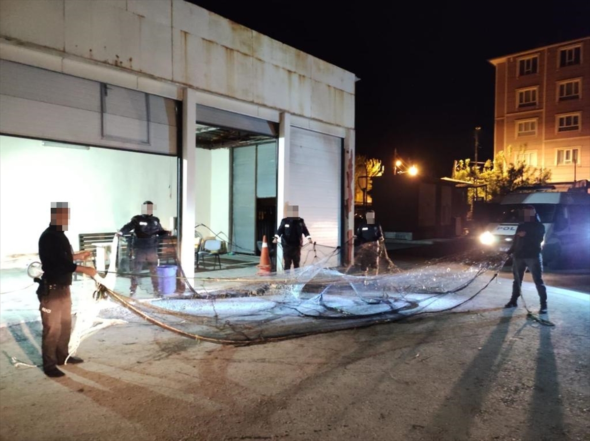 Van'da kaçak avlanılan 1 ton 320 kilogram inci kefali ele geçirildi