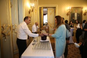 VİYANA (AA) – Türkiye’nin Viyana Büyükelçiliğinde usta aşçıların da katılımıyla