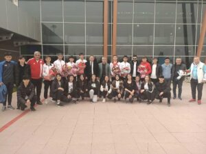 ERZURUM (AA) – Fransa'da düzenlenen Okul Sporları Yaz Spor Oyunları'nda