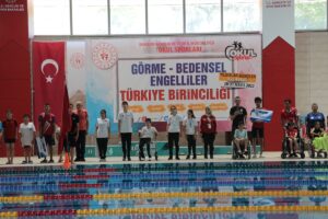 SAMSUN (AA) – Okul Sporları Yıldızlar ve Gençler Bedensel Engelliler