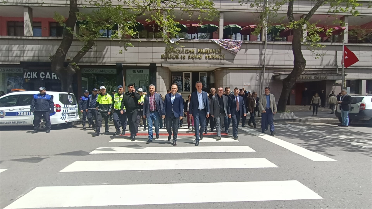 Kocaeli, Zonguldak ve Bartın'da “Yayalar İçin 5 Adımda Güvenli Trafik” uygulaması yapıldı