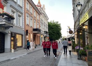 VILNIUS (AA) – A Milli Futbol Takımı, Litvanya'da şehir turu