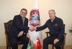 İZMİR (AA) – Milli Savunma Bakanı Hulusi Akar, Libya Başbakanı