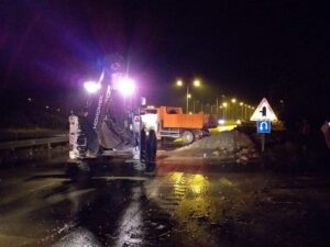 AMASYA (AA) – Amasya'da sağanağın ardından oluşan sel suları nedeniyle