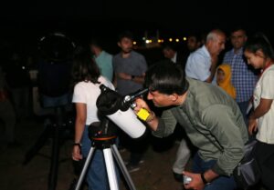 BİTLİS (AA) – Bitlis Eren Üniversitesinde "Gökyüzü Gözlem Şenliği" gerçekleştirildi.